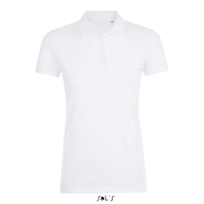 SOL'S Phoenix Women - gyapjú-elasztán galléros póló (white, XL)