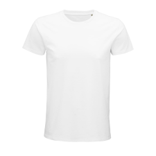 SOL'S Pioneer Men - környakas testhezálló jersey póló (white, L) munkaruha