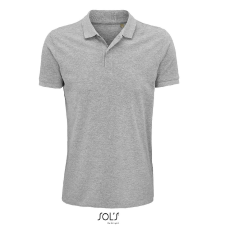 SOL'S Planet Men - galléros póló (grey melange, 5XL)
