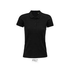SOL'S Planet Women - galléros póló (black, L)