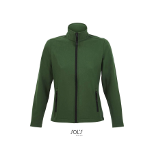 SOL'S Race Women - softshell zipzáros dzseki (bottle green, XL) munkaruha