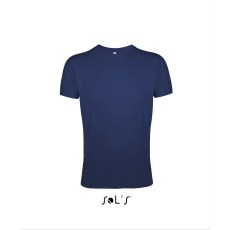 SOL'S Regent Fit - férfi környakú testhezálló póló (french navy, 2XL)