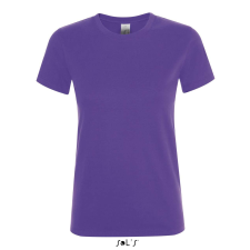 SOL'S Regent - női környakú póló (dark purple, M) munkaruha