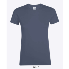 SOL'S Regent - női környakú póló (denim, 2XL)