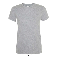 SOL'S Regent - női környakú póló (grey melange, 3XL) munkaruha