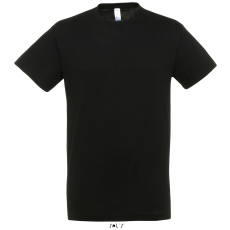 SOL'S Regent - unisex környakú póló (deep black, S)