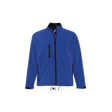 SOL'S Relax - férfi softshell zipzároszáros dzseki (royal kék, M)