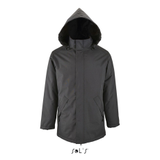 SOL'S Robyn - unisex bélelt dzseki (charcoal, L)