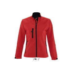 SOL'S Roxy -női softshell zipzároszáros dzseki (paprika, 2XL)