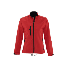 SOL'S Roxy -női softshell zipzároszáros dzseki (paprika, L) munkaruha