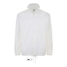 SOL'S Shift - unisex vízlepergető széldzseki (white, L) munkaruha