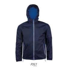 SOL'S Skate - unisex bélelt széldzseki (navy/royal blue, XS) munkaruha