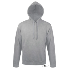 SOL'S Snake - unisex kapucnis pulóver (grey melange, XL)