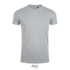 SOL'S SOL&- 039;S IMPERIAL keskeny szabású rövid ujjú férfi póló SO00580, Grey Melange-XL