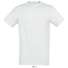 SOL'S SOL&- 039;S REGENT unisex kereknyakú rövid ujjú pamut póló SO11380, Ash-M