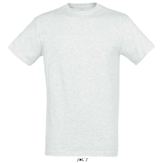 SOL'S SOL&- 039;S REGENT unisex kereknyakú rövid ujjú pamut póló SO11380, Ash-XL