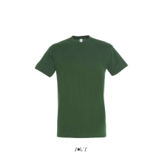 SOL'S SOL&- 039;S REGENT unisex kereknyakú rövid ujjú pamut póló SO11380, Bottle Green-L