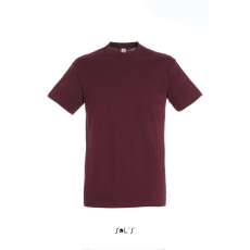 SOL'S SOL&- 039;S REGENT unisex kereknyakú rövid ujjú pamut póló SO11380, Burgundy-XL