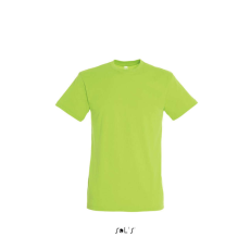 SOL'S SOL&- 039;S REGENT unisex kereknyakú rövid ujjú pamut póló SO11380, Lime-S