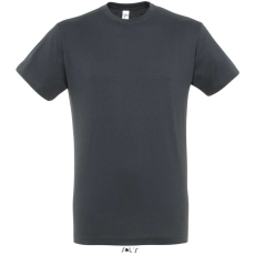 SOL'S SOL&- 039;S REGENT unisex kereknyakú rövid ujjú pamut póló SO11380, Mouse Grey-4XL
