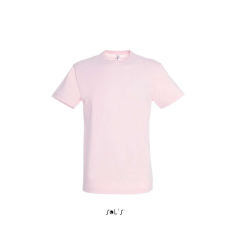 SOL'S SOL&- 039;S REGENT unisex kereknyakú rövid ujjú pamut póló SO11380, Pale Pink-S