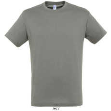 SOL'S SOL&- 039;S REGENT unisex kereknyakú rövid ujjú pamut póló SO11380, Zinc-XS