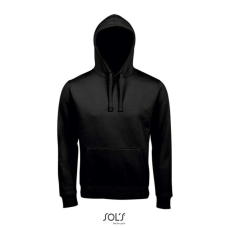 SOL'S SOL&- 039;S unisex kapucnis pulóver SO02991, Black-L