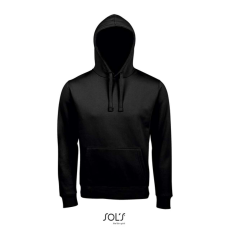 SOL'S Spencer - kapucnis pulóver (black, M)