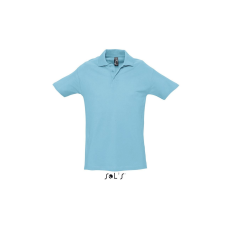 SOL'S Spring II - férfi piké póló (atoll blue, 2XL) munkaruha