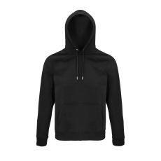 SOL'S Stellar - unisex kapucnis pulóver (black, 3XL)
