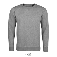 SOL'S Sully - férfi környakas pulóver (grey melange, M) munkaruha