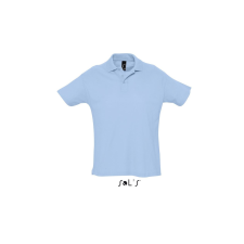SOL'S Summer II - férfi póló (égkék, 2XL) munkaruha