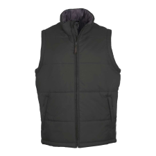 SOL'S Warm - steppelt mellény (charcoal, XL) munkaruha