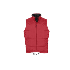 SOL'S Warm - steppelt mellény (red, S) munkaruha