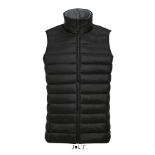 SOL'S Wave Men - mellény (black, L) munkaruha