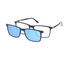 Solano CL 90207D polarizált ClipON szemüvegkeret férfiaknak, műanyag, kék, 54 mm szemüvegkeret