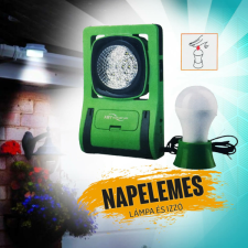 Solar napelemes led lámpák, power bank funkcióval A301 power bank