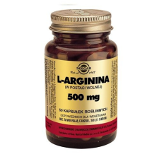 Solgar L-Arginina 500 mg 50 kapszula vitamin és táplálékkiegészítő