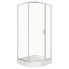  Solid RPS 80 íves egyajtós zuhanykabin tálca nélkül