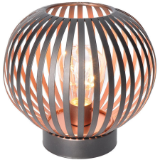 SOLIGHT Lámpás micro LED izzóval, fém, meleg fehér, rézszínű, 3×AA, 19 cm világítás
