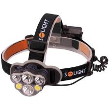 SOLIGHT Újratölthető LED fejlámpa 550lm Li-Ion USB fejlámpa