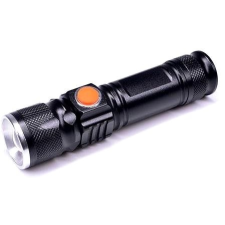 SOLIGHT Újratölthető LED zseblámpa 3W 200lm USB Li-ion elemlámpa