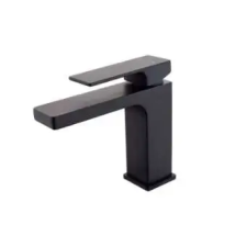  Soller mosdó, fekete festett csaptelep