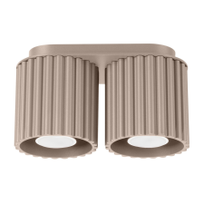 Sollux Felületre szerelhető 2x GU10 alumínium Taupe Aura Deep Space SL.1815 Sollux világítás