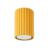Sollux Lampa Sufitowa Reflektor Plafon LED GU10 Żółta Minimalistyczny Tuba Karbowana Deep Space SL.2329 Sollux