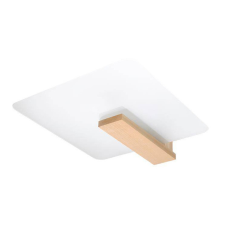 Sollux LAPPO LED plafon mennyezeti lámpa 2xE27 négyzet alakú fa lámpatest SOLLUX világítás