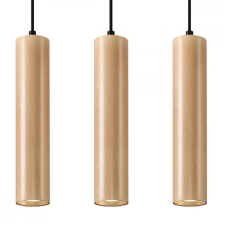 Sollux LINO 3L 3xGU10 skandináv fa függő mennyezeti lámpa SOLLUX világítás