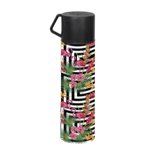 SOLMAZER Iris flamingo vákuum palack bögrével 410ml 161712-019 bögrék, csészék