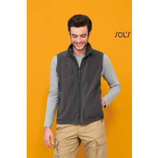 SOLS Kardigán Sols Norway unisex ujjatlan unisex, black, M munkaruha