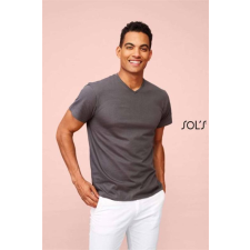 SOLS Póló Sols férfi v-nyakú, deep black, M munkaruha